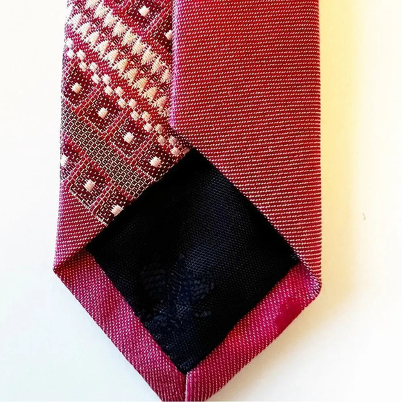 Brooks‎ Brothers Pink Mauve Silk Tie Irregular - Picture 6 of 9